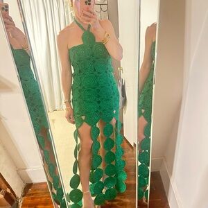 Simon Miller Beep Beep Dress in Gummy Green